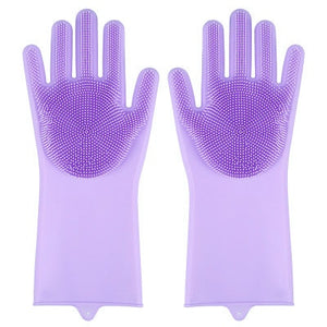 Magic Silicone Dishwashing Gloves